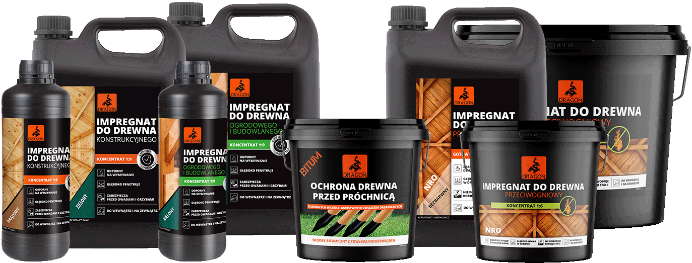Impregnaty do drewna