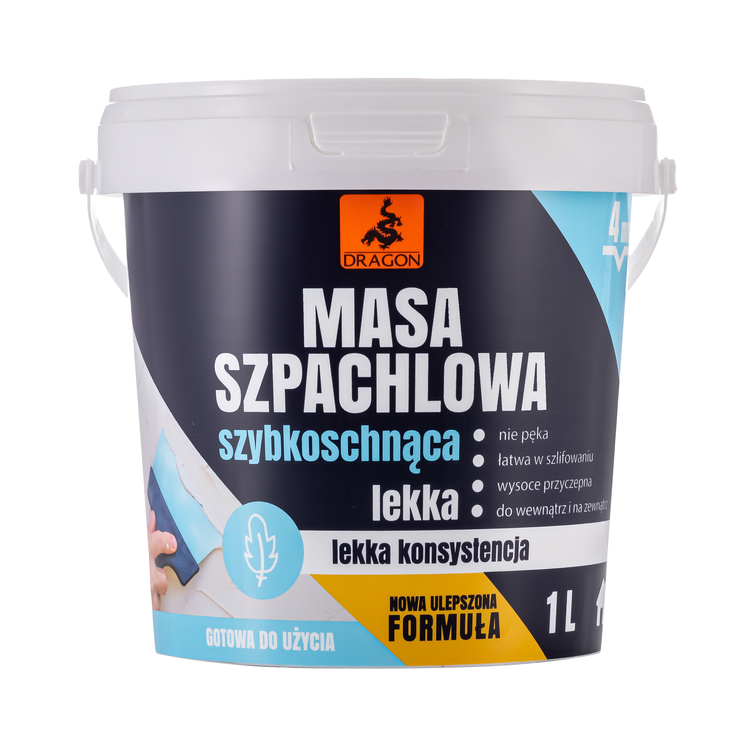 Masa szpachlowa szybkoschnąca lekka